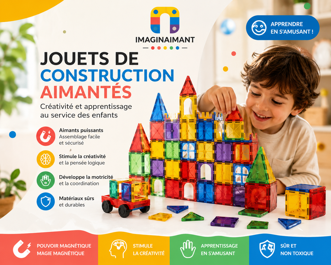 Jouets de construction aimantés