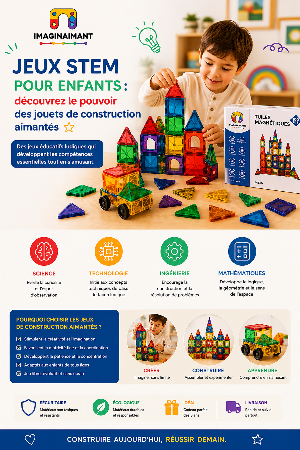 Jeux STEM pour enfants