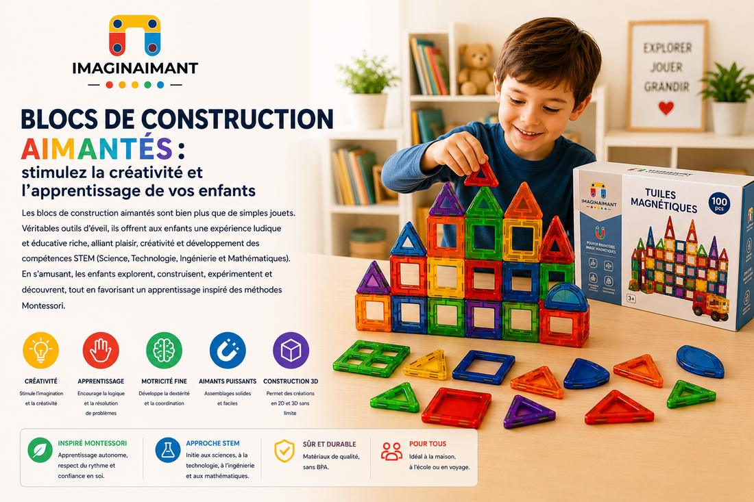 Blocs de construction aimantés