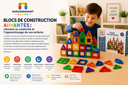 Blocs de construction aimantés