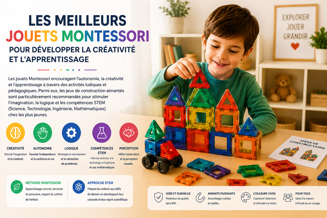 Les meilleurs jouets Montessori pour développer la créativité et l’apprentissage