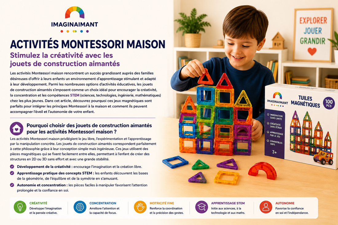 Activités Montessori maison