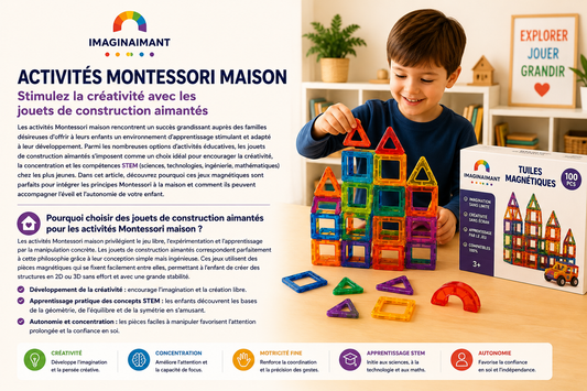Activités Montessori maison