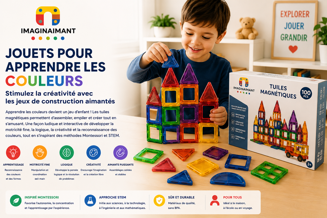 Jouets pour apprendre les couleurs