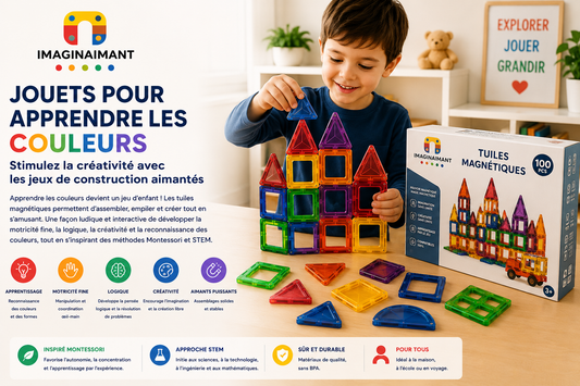 Jouets pour apprendre les couleurs
