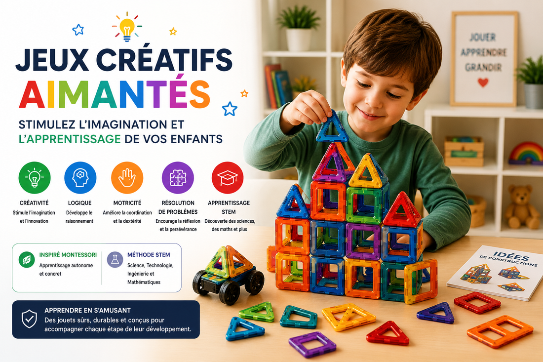 Jeux créatifs aimantés